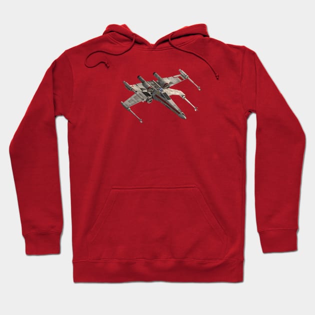 X-wing Hoodie by dimmerlight